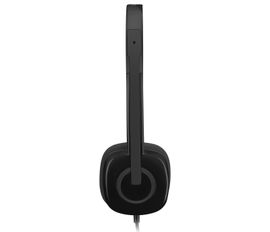 Logitech Audífonos con Micrófono H151, Alámbrico, 3.5mm, Negro 