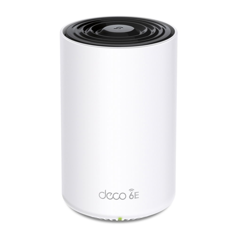 Router Inalámbrico MESH Interior para Hogar / Doble Banda Wi-Fi 6E AX5400 Mbps / 1 Puerto 2.5G WAN/LAN / 2 Puertos 1G WAN/LAN / 4 Antenas Internas / Administración Mediante la App Deco (iOS, Android) / Protección HomeShield Router Inalámbrico MESH Interior para Hogar / Doble Banda Wi-Fi 6E AX5400 Mbps / 1 Puerto 2.5G WAN/LAN / 2 Puertos 1G WAN/LAN / 4 Antenas Internas / Administración Mediante la App Deco (iOS, Android) / Protección HomeShield