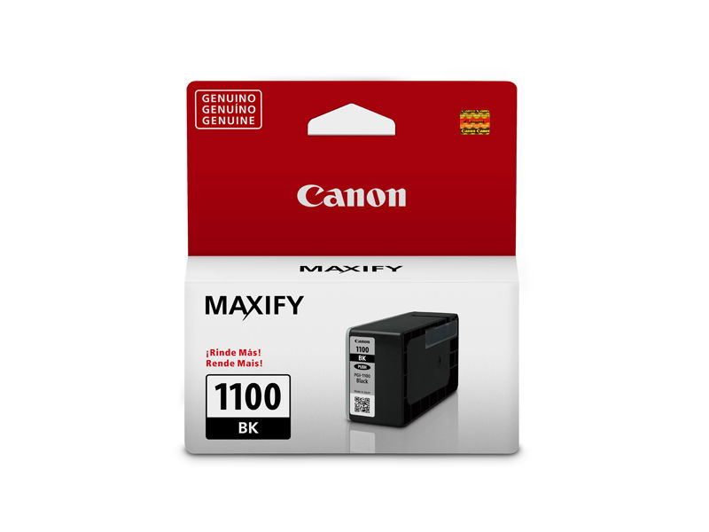 Canon PGI-1100 BK - Negro - original - depósito de tinta - para MAXIFY MB2010, MB2110, MB2710 Canon PGI-1100 BK - Negro - original - depósito de tinta - para MAXIFY MB2010, MB2110, MB2710
