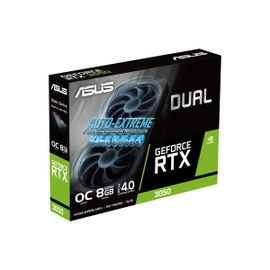 ASUS - DUAL-RTX3050-O8G-V2 - PCI Express 4.0 - NVIDIA - NVIDIA GeForce RTX 3050 - GDDR6 SDRAM - DisplayPort / HDMI