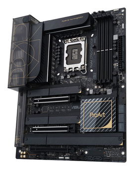 ASUS ProArt Z790-CREATOR WIFI - Placa base - ATX - Socket LGA1700 - Z790 Chipset - USB 3.2 Gen 1, USB 3.2 Gen 2, USB4, USB-C 3.2 Gen 2x2 - 10 Gigabit LAN, 2.5 Gigabit LAN, Bluetooth, Wi-Fi - Tarjeta gráfica (CPU necesaria) - HD Audio (8-canales) ASUS ProArt Z790-CREATOR WIFI - Placa base - ATX - Socket LGA1700 - Z790 Chipset - USB 3.2 Gen 1, USB 3.2 Gen 2, USB4, USB-C 3.2 Gen 2x2 - 10 Gigabit LAN, 2.5 Gigabit LAN, Bluetooth, Wi-Fi - Tarjeta gráfica (CPU necesaria) - HD Audio (8-canales)