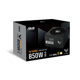 ASUS TUF Gaming - Fuente de alimentación (interna) - ATX12V 3.0/ EPS12V - 80 PLUS Gold - CA 100-240 V - 850 vatios ASUS TUF Gaming - Fuente de alimentación (interna) - ATX12V 3.0/ EPS12V - 80 PLUS Gold - CA 100-240 V - 850 vatios