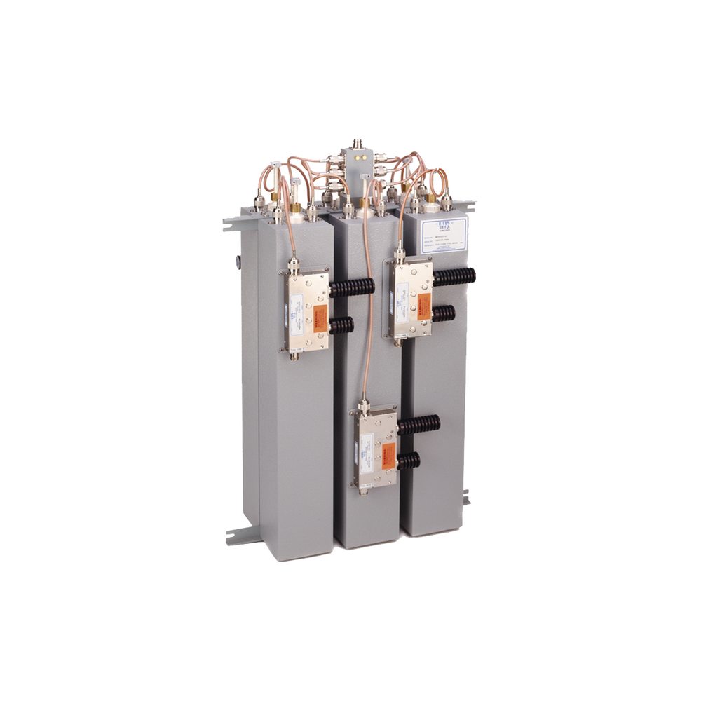 Combinador 148-174 MHz, para 7 Canales, 125 Watt, 200 KHz (min.) de Sep. Tx-Tx, 2 Circ. N Hembra.