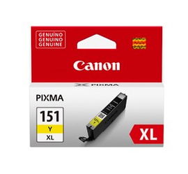 Canon CLI-151Y XL - Amarillo - original - depósito de tinta - para PIXMA iP7210, iX6810, MG5410, MG5510, MG6310