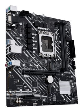 ASUS PRIME H610M-E D4-CSM - Placa base - micro ATX - Socket LGA1700 - H610 Chipset - USB 3.2 Gen 1 - Gigabit LAN - Tarjeta gráfica (CPU necesaria) - HD Audio (8-canales)