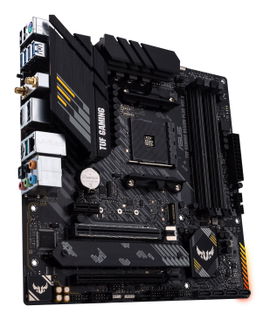 ASUS TUF GAMING B550M-PLUS WIFI II - Placa base - micro ATX - Socket AM4 - AMD B550 Chipset - USB-C Gen2, USB 3.2 Gen 1, USB 3.2 Gen 2 - 2.5 Gigabit LAN, Wi-Fi 6, Bluetooth - Tarjeta gráfica (CPU necesaria) - HD Audio (8-canales)