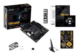ASUS TUF GAMING B550M-PLUS WIFI II - Placa base - micro ATX - Socket AM4 - AMD B550 Chipset - USB-C Gen2, USB 3.2 Gen 1, USB 3.2 Gen 2 - 2.5 Gigabit LAN, Wi-Fi 6, Bluetooth - Tarjeta gráfica (CPU necesaria) - HD Audio (8-canales)