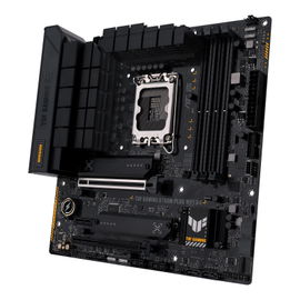 ASUS TUF GAMING B760M-PLUS WIFI D4 - Placa base - micro ATX - Socket LGA1700 - B760 Chipset - USB 3.2 Gen 1, USB 3.2 Gen 2, USB-C 3.2 Gen 2x2 - 2.5 Gigabit LAN, Wi-Fi 6, Bluetooth - Tarjeta gráfica (CPU necesaria) - HD Audio (8-canales)
