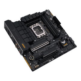 ASUS TUF GAMING B760M-PLUS WIFI D4 - Placa base - micro ATX - Socket LGA1700 - B760 Chipset - USB 3.2 Gen 1, USB 3.2 Gen 2, USB-C 3.2 Gen 2x2 - 2.5 Gigabit LAN, Wi-Fi 6, Bluetooth - Tarjeta gráfica (CPU necesaria) - HD Audio (8-canales)