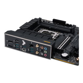 ASUS TUF GAMING B760M-PLUS WIFI D4 - Placa base - micro ATX - Socket LGA1700 - B760 Chipset - USB 3.2 Gen 1, USB 3.2 Gen 2, USB-C 3.2 Gen 2x2 - 2.5 Gigabit LAN, Wi-Fi 6, Bluetooth - Tarjeta gráfica (CPU necesaria) - HD Audio (8-canales)