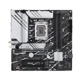 ASUS PRIME B760M-A WIFI D4 - Placa base - micro ATX - Socket LGA1700 - B760 Chipset - USB 3.2 Gen 2, USB 3.2 Gen 1, USB-C 3.2 Gen 1 - 2.5 Gigabit LAN, Wi-Fi 6, Bluetooth - Tarjeta gráfica (CPU necesaria) - HD Audio (8-canales)