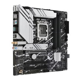 ASUS PRIME B760M-A WIFI D4 - Placa base - micro ATX - Socket LGA1700 - B760 Chipset - USB 3.2 Gen 2, USB 3.2 Gen 1, USB-C 3.2 Gen 1 - 2.5 Gigabit LAN, Wi-Fi 6, Bluetooth - Tarjeta gráfica (CPU necesaria) - HD Audio (8-canales) ASUS PRIME B760M-A WIFI D4 - Placa base - micro ATX - Socket LGA1700 - B760 Chipset - USB 3.2 Gen 2, USB 3.2 Gen 1, USB-C 3.2 Gen 1 - 2.5 Gigabit LAN, Wi-Fi 6, Bluetooth - Tarjeta gráfica (CPU necesaria) - HD Audio (8-canales)
