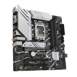 ASUS PRIME B760M-A WIFI D4 - Placa base - micro ATX - Socket LGA1700 - B760 Chipset - USB 3.2 Gen 2, USB 3.2 Gen 1, USB-C 3.2 Gen 1 - 2.5 Gigabit LAN, Wi-Fi 6, Bluetooth - Tarjeta gráfica (CPU necesaria) - HD Audio (8-canales) ASUS PRIME B760M-A WIFI D4 - Placa base - micro ATX - Socket LGA1700 - B760 Chipset - USB 3.2 Gen 2, USB 3.2 Gen 1, USB-C 3.2 Gen 1 - 2.5 Gigabit LAN, Wi-Fi 6, Bluetooth - Tarjeta gráfica (CPU necesaria) - HD Audio (8-canales)