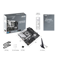 ASUS PRIME B760M-A WIFI D4 - Placa base - micro ATX - Socket LGA1700 - B760 Chipset - USB 3.2 Gen 2, USB 3.2 Gen 1, USB-C 3.2 Gen 1 - 2.5 Gigabit LAN, Wi-Fi 6, Bluetooth - Tarjeta gráfica (CPU necesaria) - HD Audio (8-canales) ASUS PRIME B760M-A WIFI D4 - Placa base - micro ATX - Socket LGA1700 - B760 Chipset - USB 3.2 Gen 2, USB 3.2 Gen 1, USB-C 3.2 Gen 1 - 2.5 Gigabit LAN, Wi-Fi 6, Bluetooth - Tarjeta gráfica (CPU necesaria) - HD Audio (8-canales)