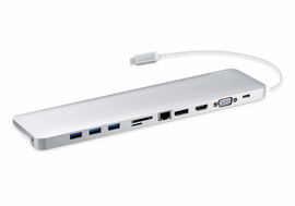 Docking station USB-C multipuerto con power pass-through Docking station USB-C multipuerto con power pass-through