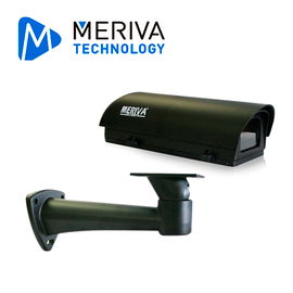 KIT BOX CCTV 4 1x MVA-210B BRAZO MERIVA TECHNOLOGY MVA-210B NEGO MATE / 15CM LARGO 1x MVA-610BHB HOUSING MERIVA TECHNOLOGY MVA-610BHB XL NEGRO MATE / 25CM LARGO /CALEFACCION / VENTILADOR / IP66 / EXTERIOR