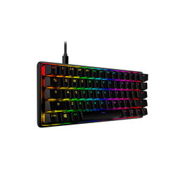 HyperX Alloy Origins 60 - Teclado - retroiluminación - USB-C - QWERTY - EE. UU. - interruptor: HyperX Red - negro