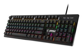MSI - Keyboard - Wired - Blue - GK300 Mechanical US