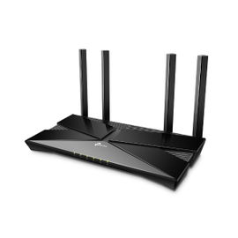 Router WiFi 6 doble banda AX 1800 Mbps / MU-MIMO y OFDMA / 1 Puerto WAN 10/100/1000 Mbps / 4 Puertos LAN 10/100/1000 Mbps / 4 Potentes Antenas / Compatible con EasyMESH Router WiFi 6 doble banda AX 1800 Mbps / MU-MIMO y OFDMA / 1 Puerto WAN 10/100/1000 Mbps / 4 Puertos LAN 10/100/1000 Mbps / 4 Potentes Antenas / Compatible con EasyMESH