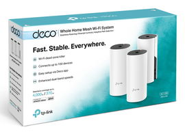 SISTEMA WI-FI 6 MESH TP-LINK DECO M4 (3-PACK) AC1200 DUAL BAND/300MBPS 2.4GHZ / 867 MBPS 5 GHZ/ HASTA 260M2 COMPATIBLE CON ALEXA SISTEMA WI-FI 6 MESH TP-LINK DECO M4 (3-PACK) AC1200 DUAL BAND/300MBPS 2.4GHZ / 867 MBPS 5 GHZ/ HASTA 260M2 COMPATIBLE CON ALEXA