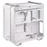 ASUS TUF Gaming GT502 - Mid tower - ATX - panel lateral con ventana (cristal templado) - sin fuente de alimentación - blanco - USB/Audio