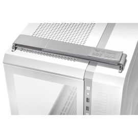ASUS TUF Gaming GT502 - Mid tower - ATX - panel lateral con ventana (cristal templado) - sin fuente de alimentación - blanco - USB/Audio