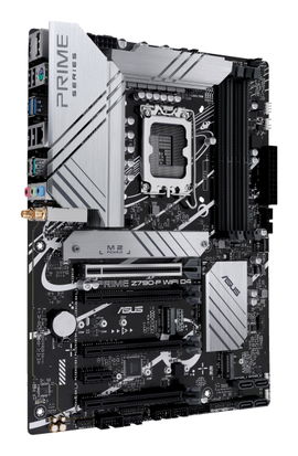 ASUS PRIME Z790-P WIFI D4 - Placa base - ATX - Socket LGA1700 - Z790 Chipset - USB 3.2 Gen 1, USB 3.2 Gen 2, USB-C 3.2 Gen2, USB-C 3.2 Gen 2x2 - 2.5 Gigabit LAN, Wi-Fi 6, Bluetooth - Tarjeta gráfica (CPU necesaria) - HD Audio (8-canales)
