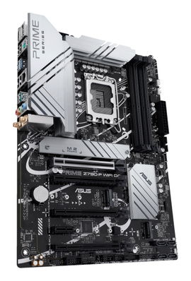 ASUS PRIME Z790-P WIFI D4 - Placa base - ATX - Socket LGA1700 - Z790 Chipset - USB 3.2 Gen 1, USB 3.2 Gen 2, USB-C 3.2 Gen2, USB-C 3.2 Gen 2x2 - 2.5 Gigabit LAN, Wi-Fi 6, Bluetooth - Tarjeta gráfica (CPU necesaria) - HD Audio (8-canales)