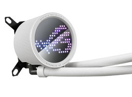 ASUS ROG RYUO III 240 ARGB - White Edition - sistema de refrigeración líquida del procesador - (para: AM4, LGA1200, LGA1700, AM5, LGA115x Socket) - cobre - 120 mm - blanco
