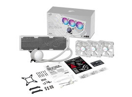 ASUS ROG RYUO III 360 ARGB - White Edition - sistema de refrigeración líquida del procesador - Tamaño del radiador: 360 mm - (para: AM4, LGA1200, LGA1700, AM5, LGA115x Socket) - cobre - 120 mm - blanco ASUS ROG RYUO III 360 ARGB - White Edition - sistema de refrigeración líquida del procesador - Tamaño del radiador: 360 mm - (para: AM4, LGA1200, LGA1700, AM5, LGA115x Socket) - cobre - 120 mm - blanco