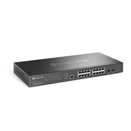 Switch L2+ Omada PoE+ / 16 Puertos MultiGigabit 2.5G / 8 Puertos 2.5G Sin PoE / 8 Puertos PoE+ 2.5G / 2 Puertos SFP+ 10G / Administración Centralizada Omada o Stand-Alone / Multicast IGMP / Presupuesto PoE 240W / Montaje en Rack