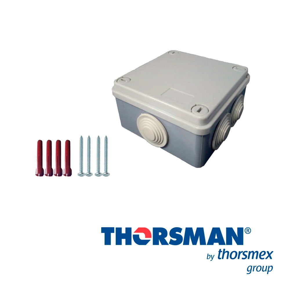KIT 1 CONTIENE 1 CAJA ESTANCA IP55 100x100x50 mm + 4 TAQUETES TP2X (1/4 KIT 1 CONTIENE 1 CAJA ESTANCA IP55 100x100x50 mm + 4 TAQUETES TP2X (1/4