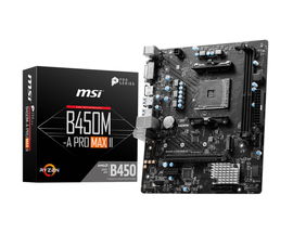 MSI - B450M-A PRO MAX II - Motherboard MSI - B450M-A PRO MAX II - Motherboard