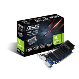 ASUS GT730-SL-2GD5-BRK - Tarjeta gráfica - GF GT 730 - 2 GB GDDR5 - PCIe 2.0 x16 perfil bajo - DVI, D-Sub, HDMI - sin ventilador