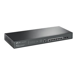 Switch PoE+ JetStream SDN Administrable 8 puertos 100/1000/2500 Mbps + 2 puertos SFP+, 8 puertos PoE+, 240W, administración centralizada OMADA SDN, ideal para Wi-Fi 6