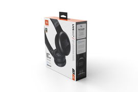 JBL LIVE 460NC - Auriculares con diadema con micro - en oreja - Bluetooth - inalámbrico, cableado - cancelación de sonido activo - conector de 3,5 mm - negro JBL LIVE 460NC - Auriculares con diadema con micro - en oreja - Bluetooth - inalámbrico, cableado - cancelación de sonido activo - conector de 3,5 mm - negro