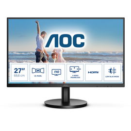 AOC - LED-backlit LCD monitor - 27