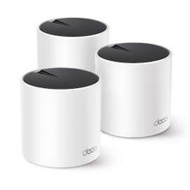 Kit 3 Routers Inalámbricos MESH Interior para Hogar / Doble Banda Wi-Fi 6 AX3000 Mbps / 3 Puerto Gigabit WAN/LAN / 2 Antenas Internas / Administración Mediante la App Deco (iOS, Android) / Protección HomeShield Kit 3 Routers Inalámbricos MESH Interior para Hogar / Doble Banda Wi-Fi 6 AX3000 Mbps / 3 Puerto Gigabit WAN/LAN / 2 Antenas Internas / Administración Mediante la App Deco (iOS, Android) / Protección HomeShield