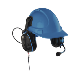 Audífonos inteligentes de uso rudo para casco con filtrado de ruido, con bluetooth, comunicación de corto alcance,  IS para radios de 2 vías Digitales y Análogos