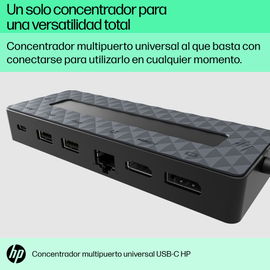 HP Universal USB-C Multiport Hub - Estación de conexión - USB-C - HDMI, DP - Canadá HP Universal USB-C Multiport Hub - Estación de conexión - USB-C - HDMI, DP - Canadá