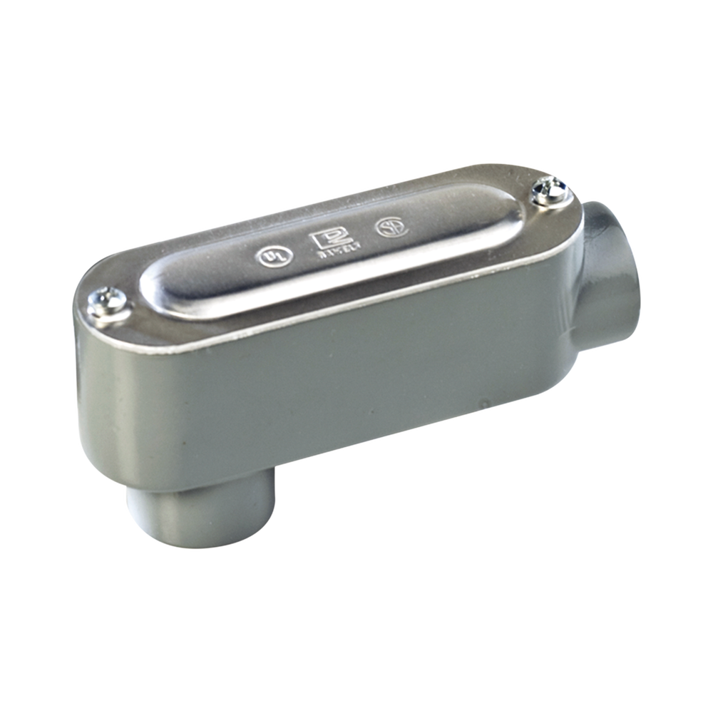 Caja oval roscada tipo LB de 3