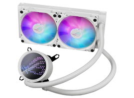 ASUS ROG RYUO III 240 ARGB - White Edition - sistema de refrigeración líquida del procesador - (para: AM4, LGA1200, LGA1700, AM5, LGA115x Socket) - cobre - 120 mm - blanco