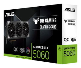 ASUS - TUF-RTX5060-O8G-GAMING - PCI Express 5.0 - NVIDIA - NVIDIA GeForce RTX 5060 - GDDR7 - HDMI / DisplayPort