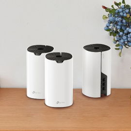 Kit 3 Routers Inalámbricos MESH Interior para Hogar / Doble Banda Wi-Fi 5 AC1900 Mbps / 3 Puerto Gigabit WAN/LAN / 3 Antenas Internas / Administración Mediante la App Deco (iOS, Android)