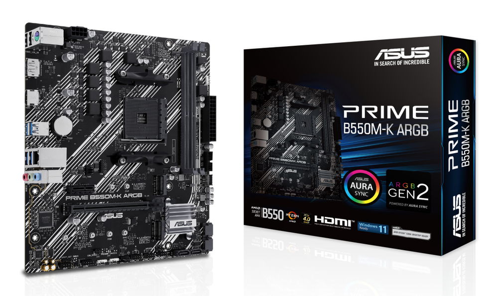 ASUS - PRIME B550M-K ARGB - Motherboard ASUS - PRIME B550M-K ARGB - Motherboard