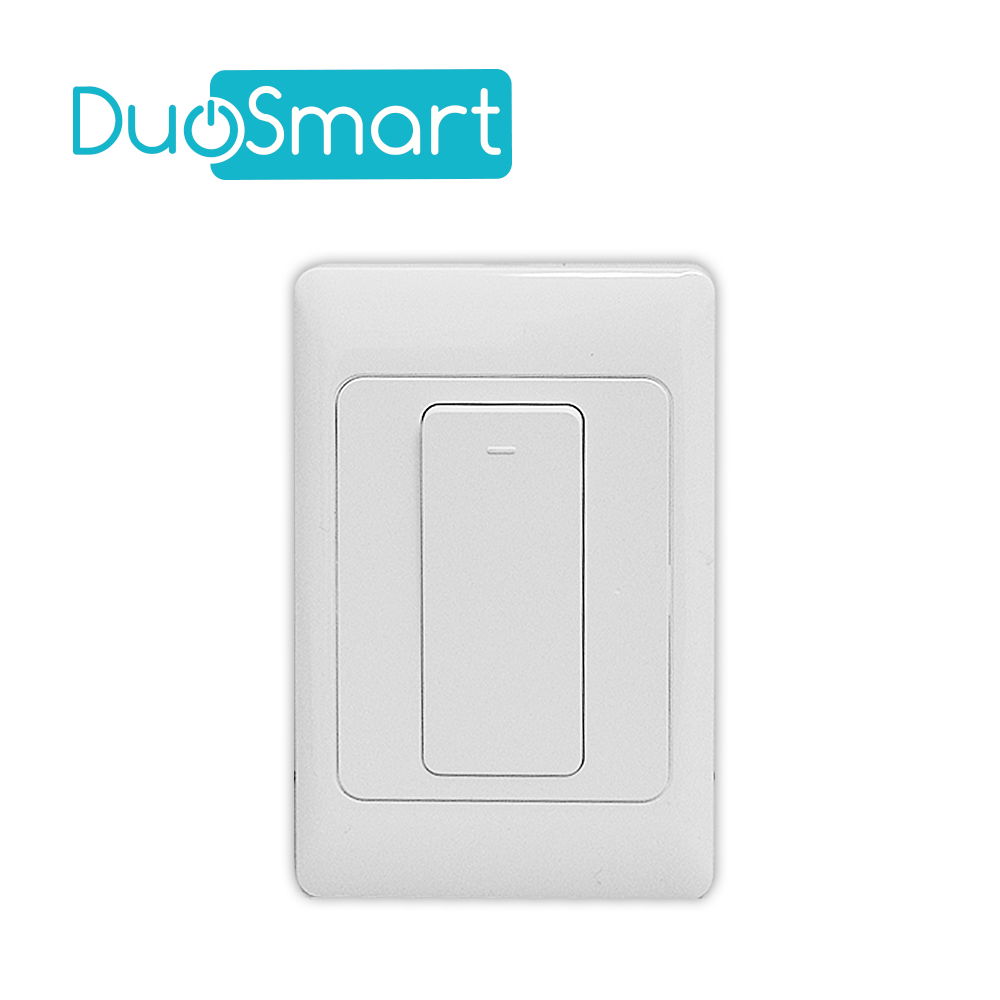 SWITCH APAGADOR WIFI 2.4 GHZ DUOSMART A10  DE 1 UNIDAD COMPATIBLE CON ALEXA Y GOOGLE HOME CON TEMPORIZADORES COMPATIBLE CON ESCENAS DE AUTOMATIZACION EN CONJUNTO CON OTROS DISPOSITIVOS