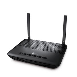 ONU - GPON Router inalámbrico doble banda AC1200, 1 Puerto SC/UPC, 4 Puertos GE, 2 Puertos POST (FXS), 1 Puerto USB 2.0