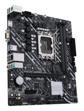 ASUS PRIME H610M-K D4 - Placa base - micro ATX - Socket LGA1700 - H610 Chipset - USB 3.2 Gen 2, USB 3.2 Gen 1 - Gigabit LAN - Tarjeta gráfica (CPU necesaria) - HD Audio (8-canales)