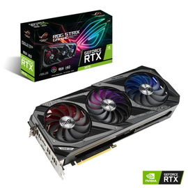 ASUS ROG-STRIX-RTX3060TI-8G-V2-GAMING - Tarjeta gráfica - GF RTX 3060 Ti - 8 GB GDDR6 - PCIe 4.0 - 2 x HDMI, 3 x DisplayPort