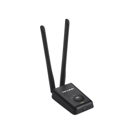 Adaptador de alta potencia USB  inalámbrico N 300 Mbps 2.4 GHz con 2 antenas externas de 5 dBi